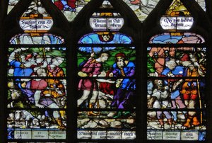 Fenster w109, Joseph wird von seinen Brüdern verkauft von French School