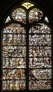 Fenster w10, Kindheit Christi darstellend