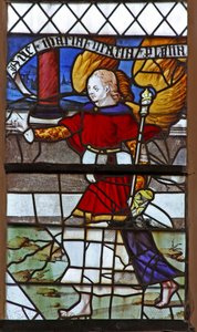 Fenster w113, Darstellung des Erzengels Gabriel aus der Verkündigung