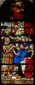 Fenster w121, St. Johannes der Täufer vor Herodes
