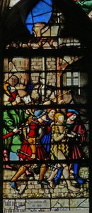 Fenster w124, St. Agnes wird verhaftet