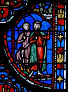 Fenster w13 Mordechai am Palast Esth II 19