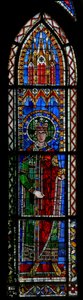 Fenster w15, Kaiser Heinrich I. darstellend von French School