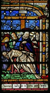 Fenster w19, die Pietà darstellend