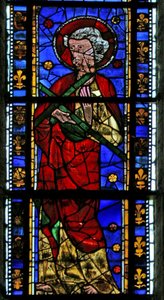 Fenster w202 mit dem Heiligen Andreas