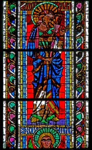Fenster w202 mit der heiligen Attale