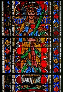 Fenster w202 mit der heiligen Katharina
