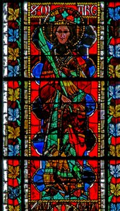 Fenster w202 mit der heiligen Margareta von French School