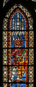 Fenster w203 mit dem heiligen Demetrius von French School