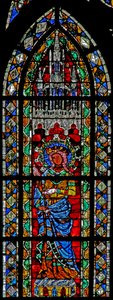 Fenster w204 mit der heiligen Reparata von French School