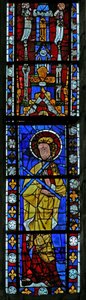 Fenster w204 mit einem Apostel