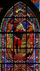 Fenster w204, den Tod des heiligen Paulus darstellend von French School