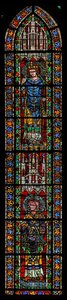 Fenster w205 mit dem heiligen Maximin und dem heiligen Valentinus