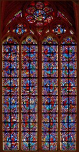 Fenster w207, Adam und Eva, Kain und Abel darstellend