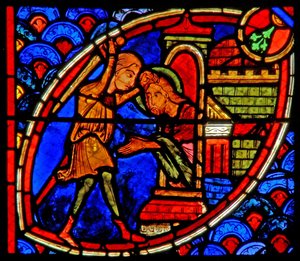 Fenster w20 Darstellung des Todes des Heiligen Johannes des Täufers