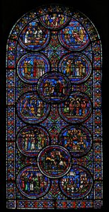 Fenster w23, Darstellung des Heiligen Thomas Becket Fensters