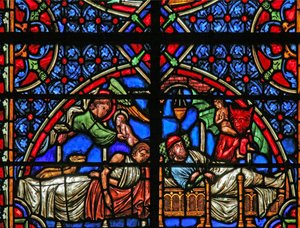 Das Gleichnis von Dives und Lazarus - ihr Tod