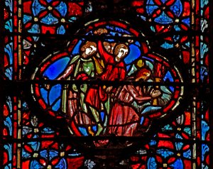Die Bestrafung von Achan und seiner Familie. Josua VII 20-26 von French School