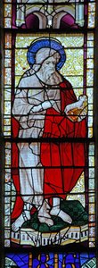 Fenster w6, St. Johannes der Täufer darstellend