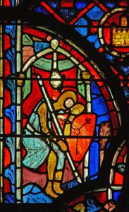Ein Wächter am Grab Jesu
