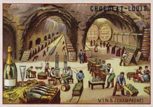 Weinherstellung (Champagner) von French School