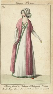 Frau in der Mode des Directoire