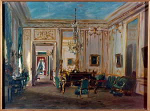 Arbeitszimmer der Kaiserin Eugenie in Saint Cloud von French School