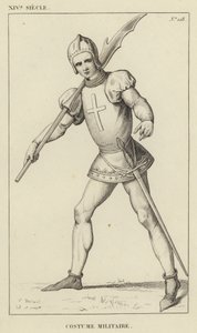 XIV Jahrhundert, Militärische Kleidung von French School