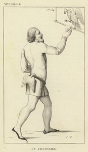 XIV Jahrhundert, Ein Falkner