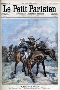 Tod von General Villebois Mareuil während des Burenkrieges (1899-1902) - in „Le Petit Parisien“