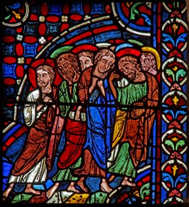 Jünger bei der Verhaftung in Gethsemane