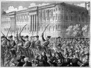 Ereignisse des Vierten Koalitionskrieges 1806 - 1807 Kriegseuphorie in Berlin - Vierte Koalition - Große Aufregung in Berlin - Kriegserklärung gegen Frankreich - in „Histoire de l