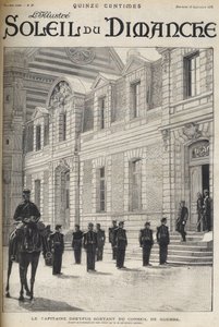 Die Dreyfus-Affäre - Hauptmann Alfred Dreyfus verlässt den Kriegsrat - Dreyfus-Fall - Prozess von Rennes - Alfred Dreyfus verlässt den Kriegsrat (1899) - 