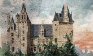 Ansicht des Schlosses von Montigny-le-Ganelon (Montigny le Ganelon) (Eure et Loir)