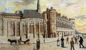 Ansicht des Schlosses Saint-Germain (Seine-et-Oise) von French School