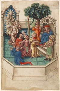 Die Verleumdung des Apelles [fol. 6 recto]
