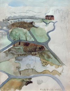 Blick auf den Central Park von Frida Kahlo