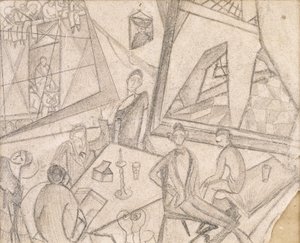 Frida und ihre Zeitgenossen, ca. 1925 von Frida Kahlo