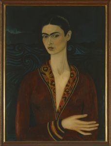 Selbstporträt im Samtkleid von Frida Kahlo