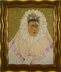 Selbstporträt als Tehuana oder Diego in meinen Gedanken von Frida Kahlo