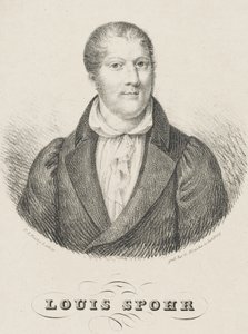 Porträt von Louis Spohr 1784-1859, ca. 1830-1840