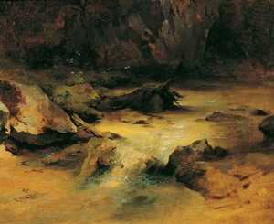 Wildbach von Friedrich August Mathias Gauermann