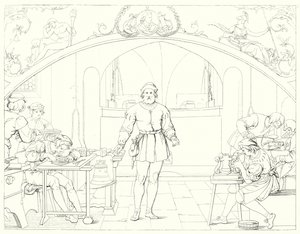 Illustration zu Schillers Lied von der Glocke von Friedrich August Moritz Retzsch
