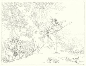 Illustration zu Schillers Lied von der Glocke von Friedrich August Moritz Retzsch