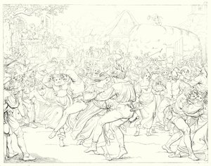 Illustration zu Schillers Lied von der Glocke von Friedrich August Moritz Retzsch