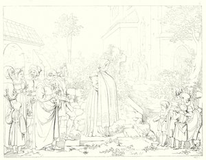 Illustration zu Schillers Lied von der Glocke von Friedrich August Moritz Retzsch