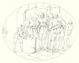 Illustration zu Schillers Lied von der Glocke von Friedrich August Moritz Retzsch