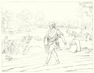 Illustration zu Schillers Lied von der Glocke von Friedrich August Moritz Retzsch