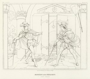 Romeo und Julia, Akt V, Szene 3 (Gravur)