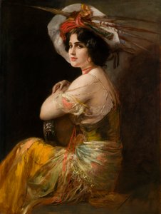 Rosario Guerrero als Carmen, ca. 1908 von Friedrich August von Kaulbach